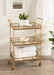 Bar Cart 23x13x35 Gold 7