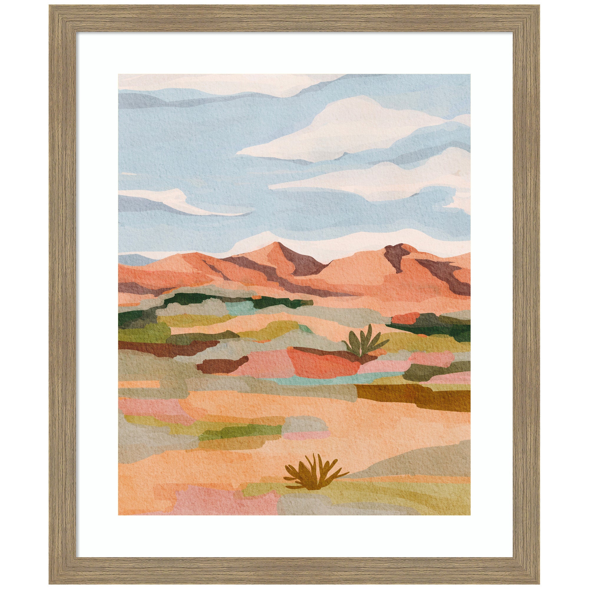 Framed Art Southwestern Dreams l by Nikita Jariwala
