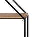 Accent Shelf Rustic Brown 24x24 4