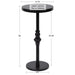 Drink Table Black 13x13x26 2