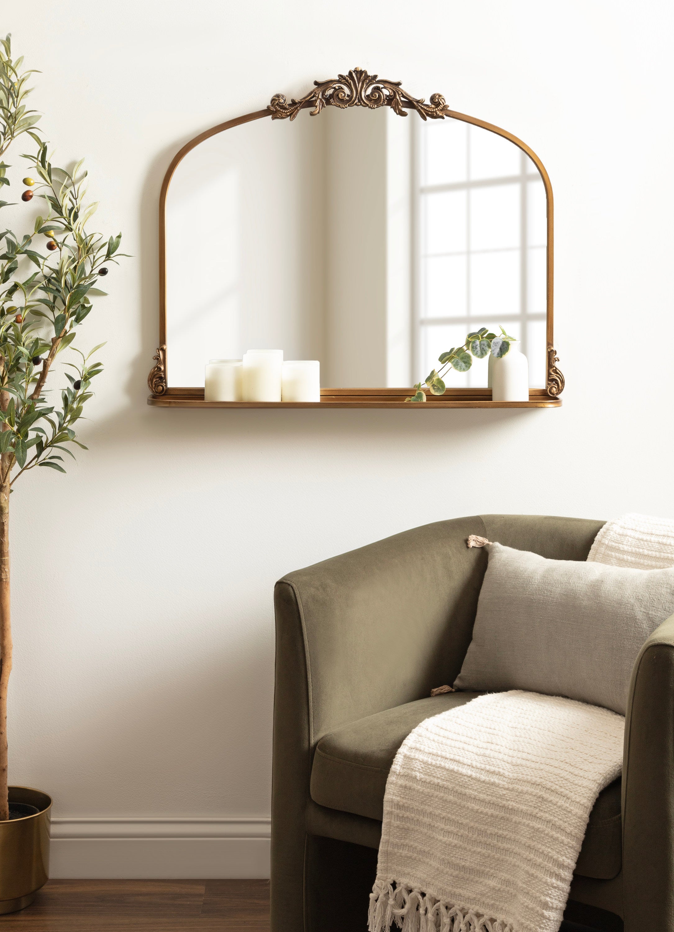 Functional Mirror Gold 33x26 7