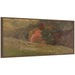 Framed Canvas 40x18 Sylvie Walnut 1