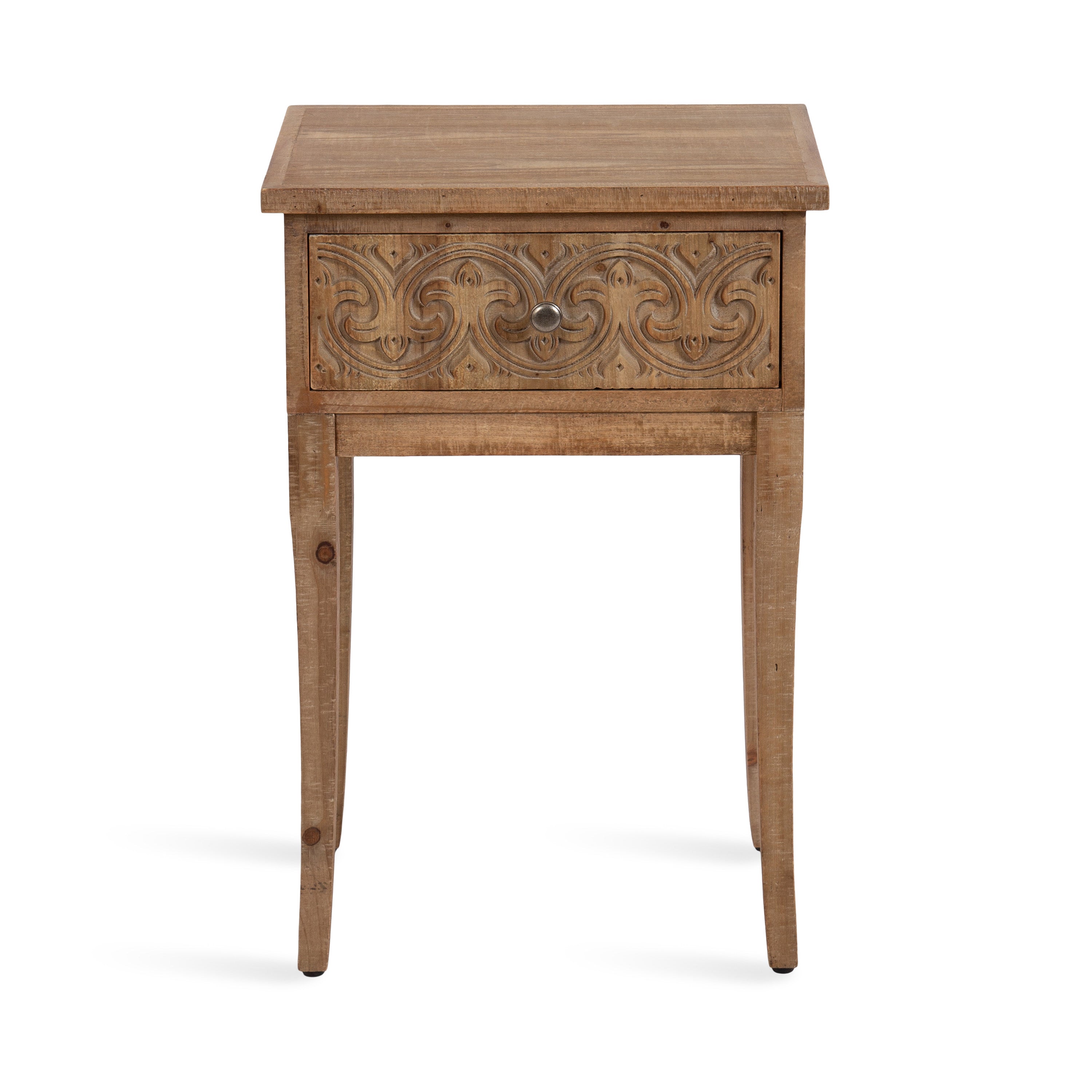 Cassetta Wood Side Table