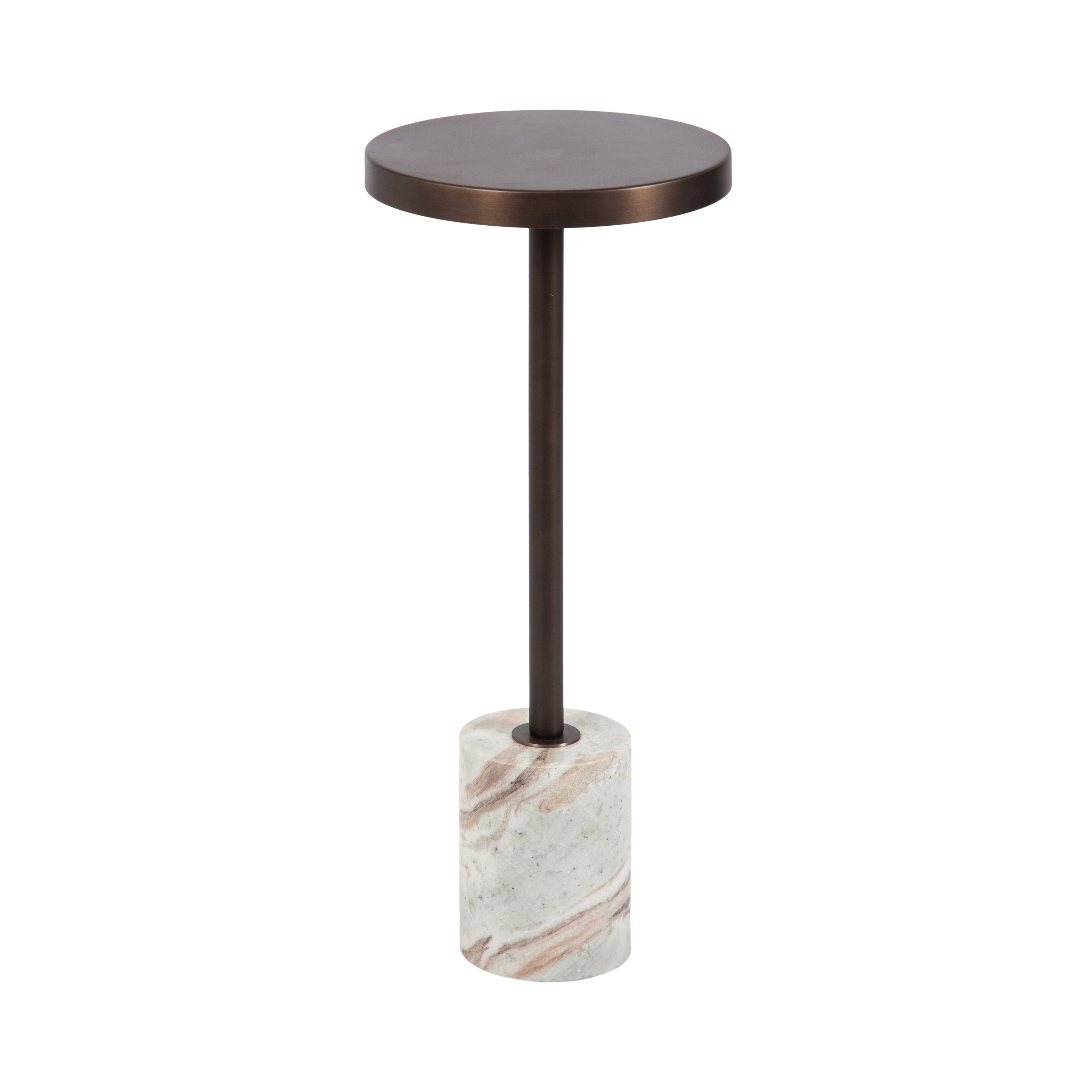 Drink Table Brown Bronze 10x10x24 1