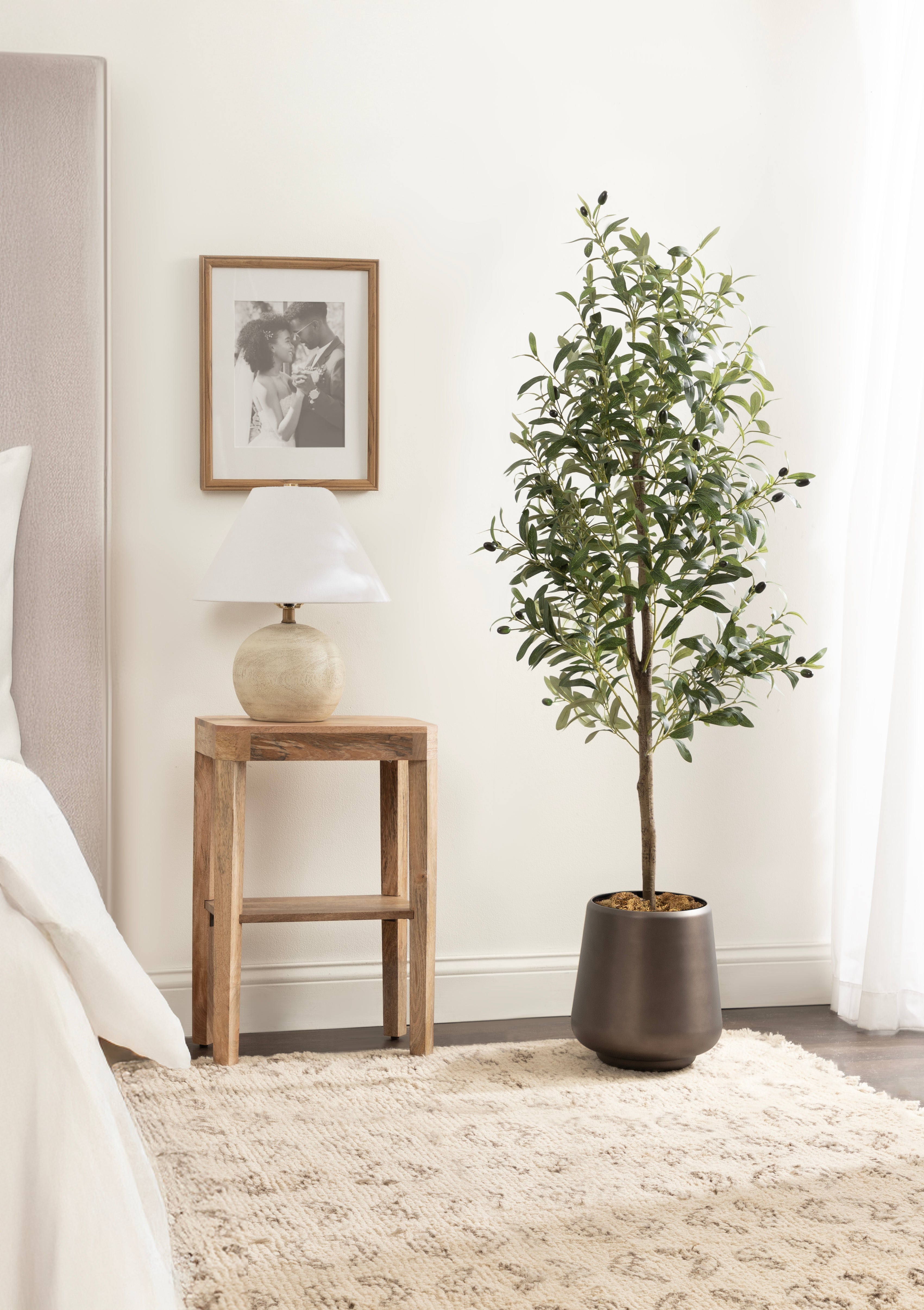 Faux Tree 5' Pewter 8