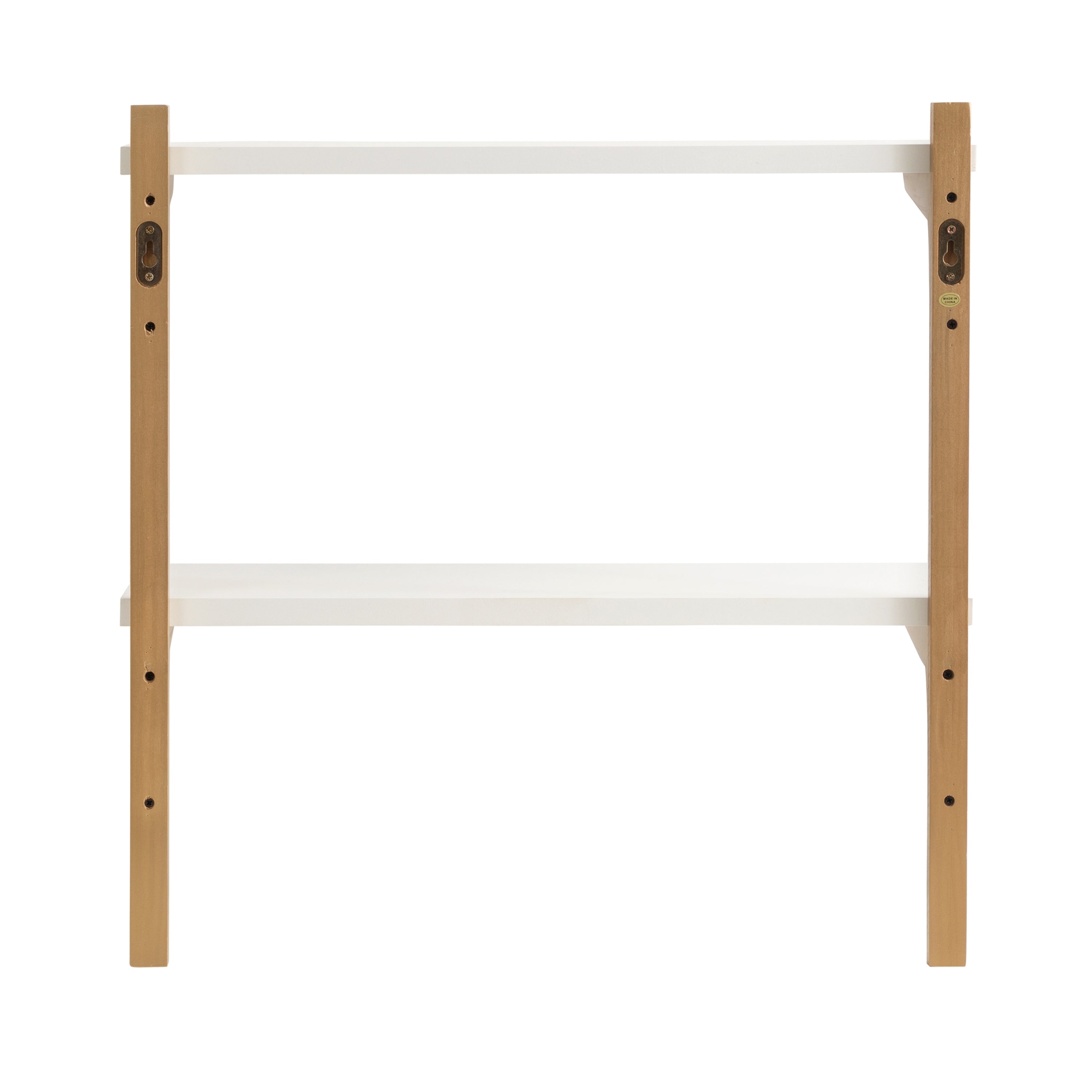Accent Shelf White Gold 24x8x24 4