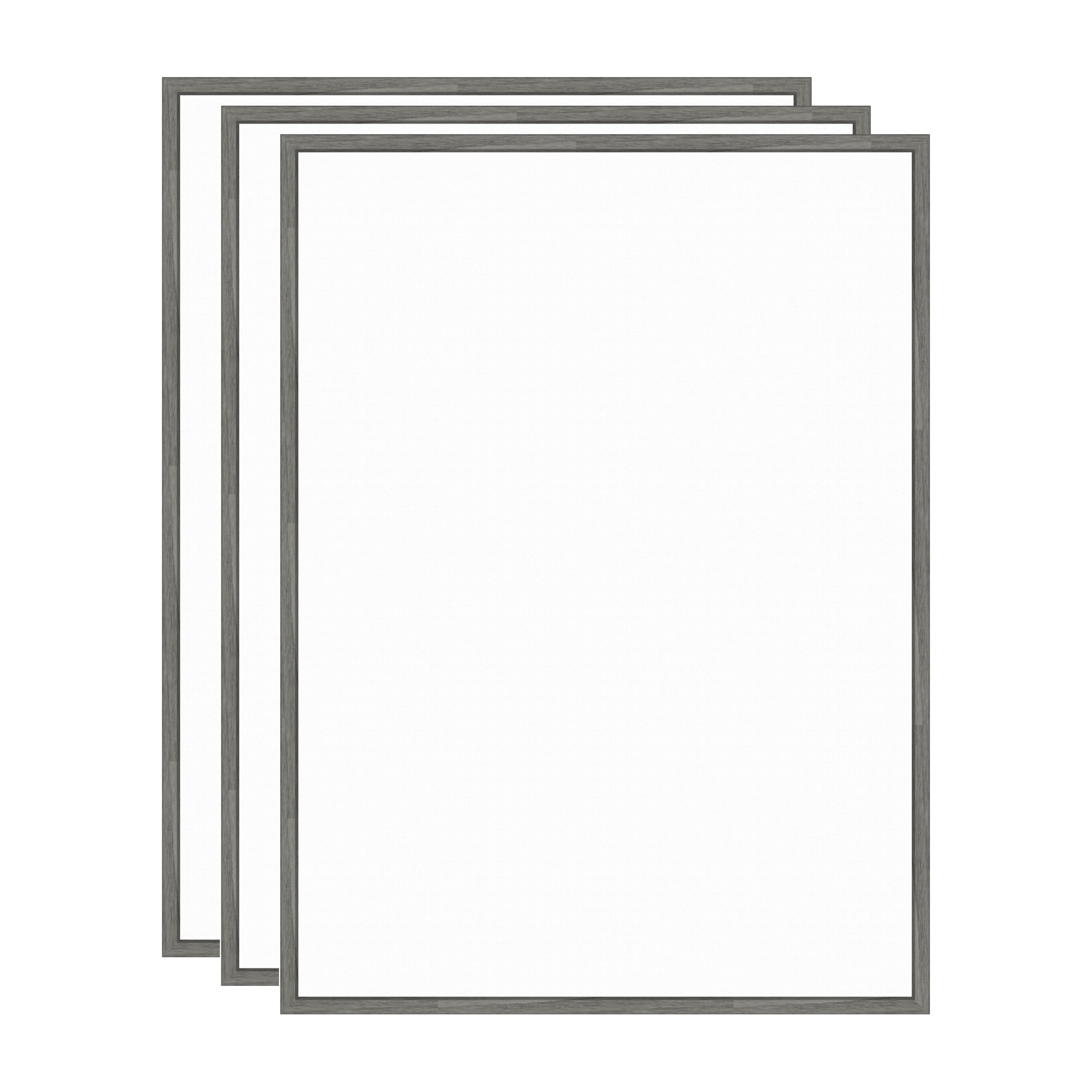 Art Set 3 Piece Set 23x33 Sylvie Graywash 1