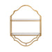 Accent Shelf Gold 18x6x24 5