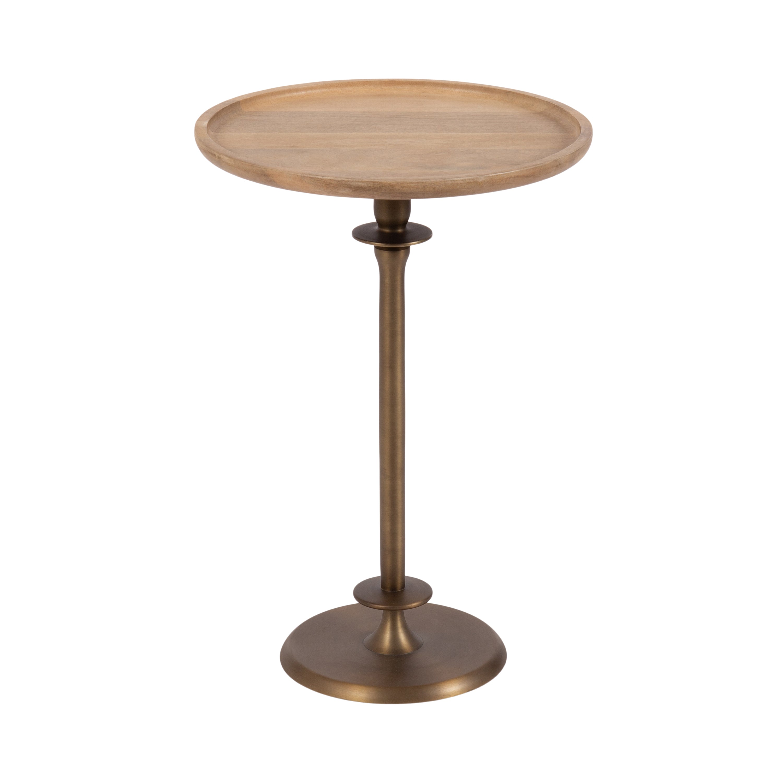 Side Table Natural Beige 17x17x24 1
