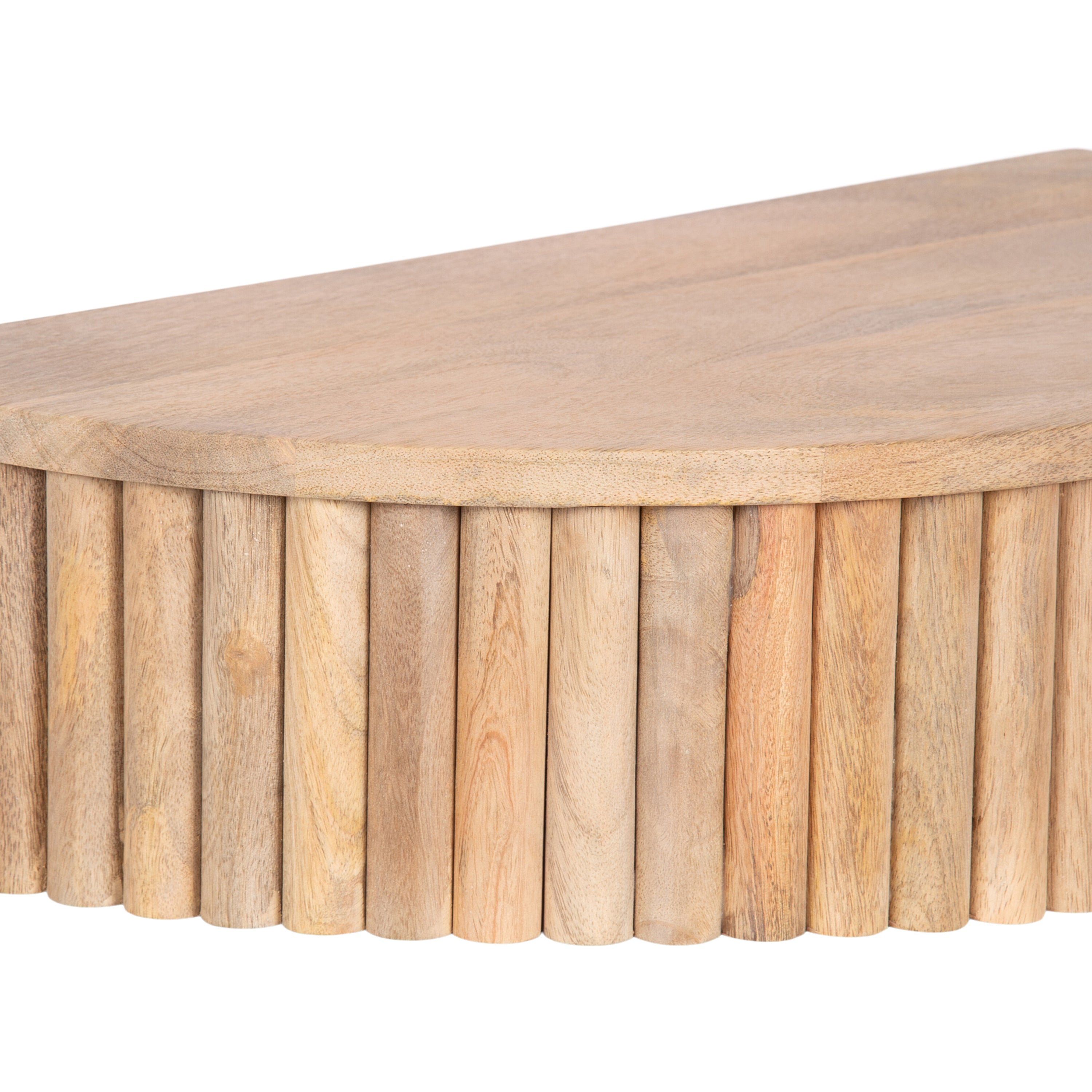 Floating Side Table Natural Beige 20x11x6 3