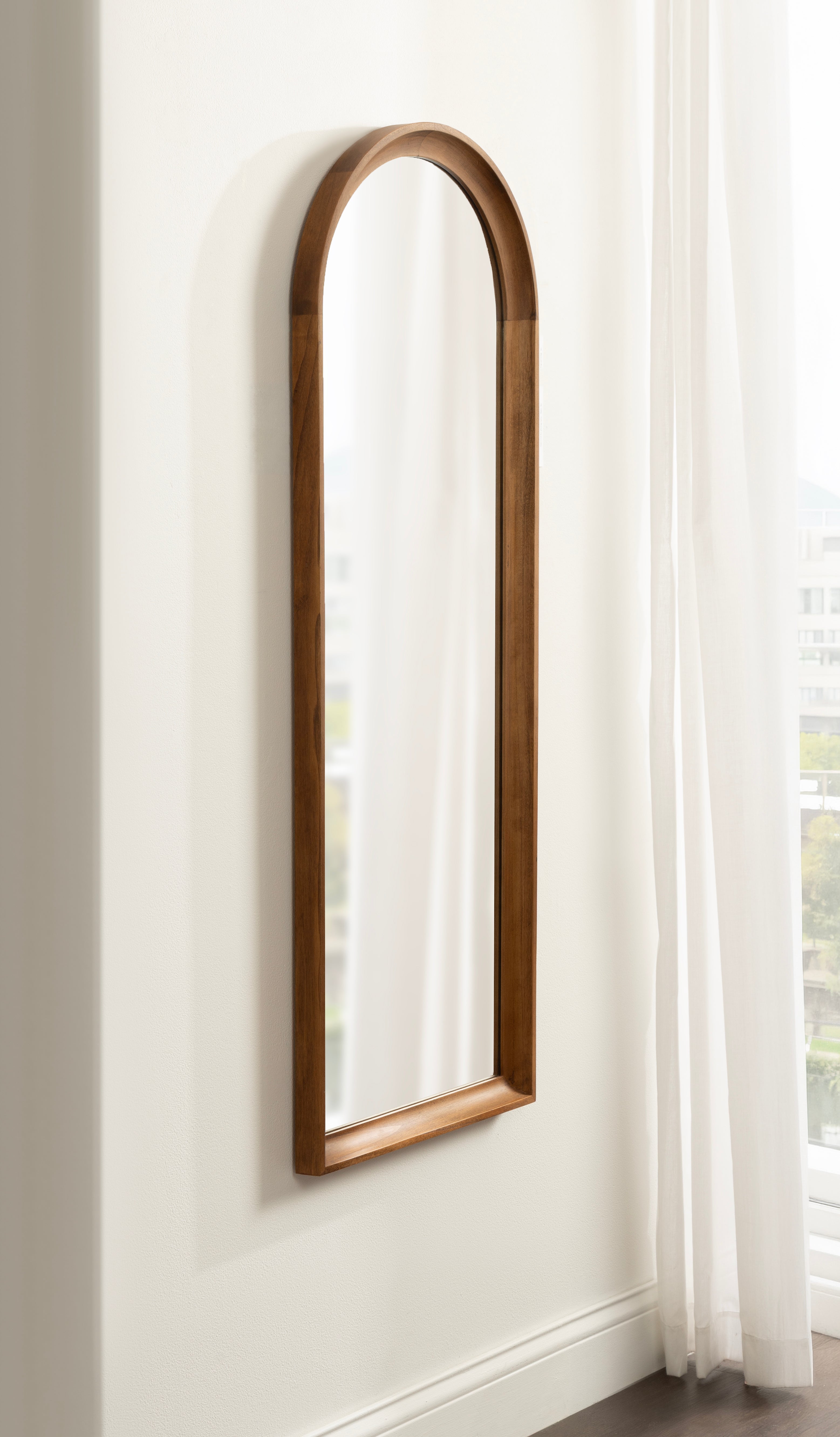 Full Length Mirror Rustic Brown 18x48 7