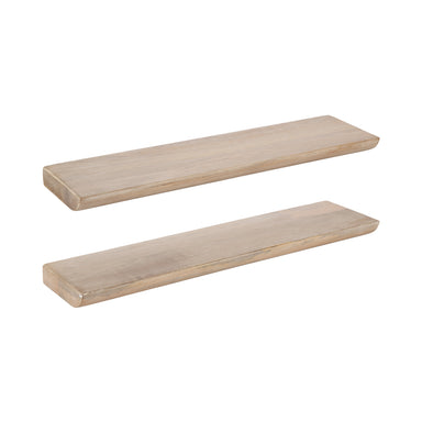 Floating Shelf Natural Beige 2 Piece 24 Inch 1
