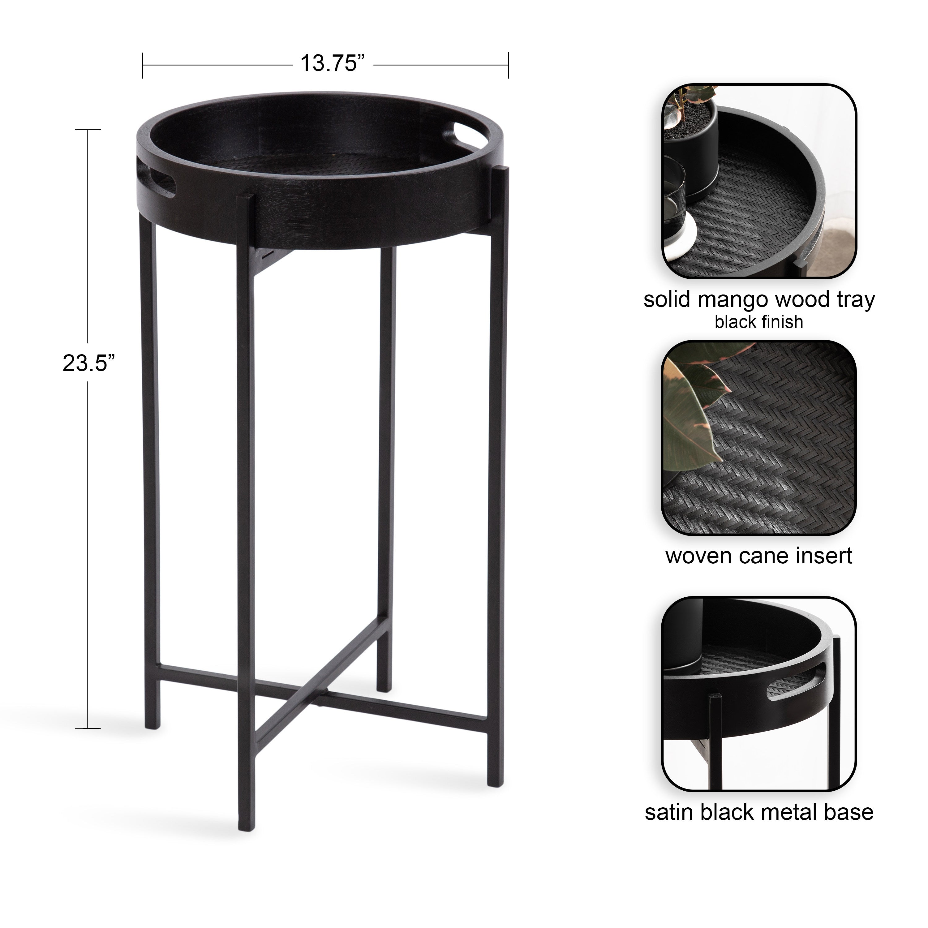Smita Round Tray Table