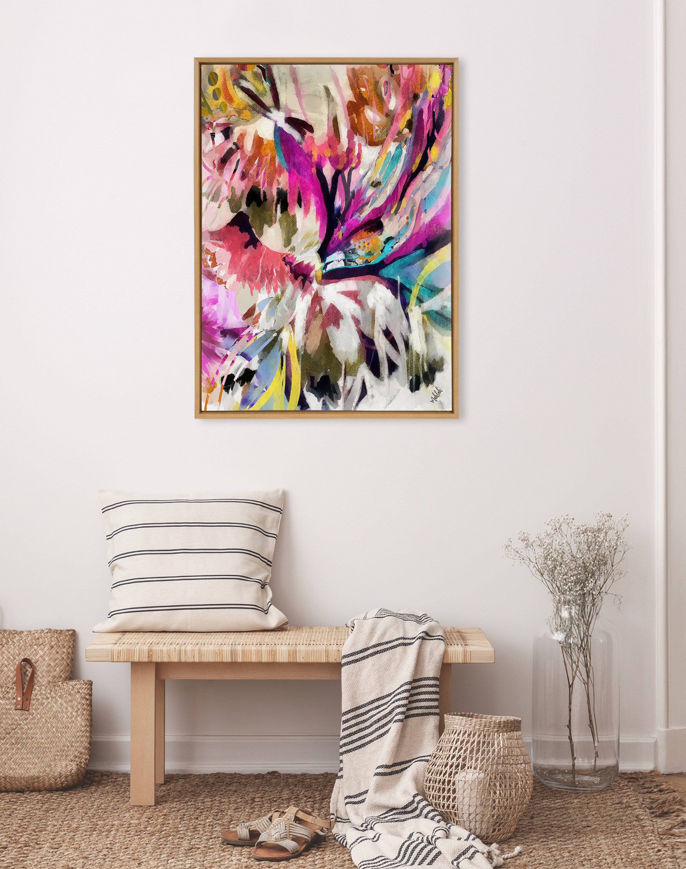 Sylvie Amaze Framed Canvas by Inkheart Designs