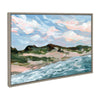 Sylvie Michigan Sand Dunes Framed Canvas by Emily Kenney