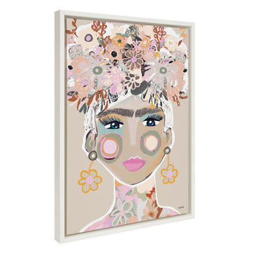 Sylvie Frida Frollae Framed Canvas by Inkheart Designs