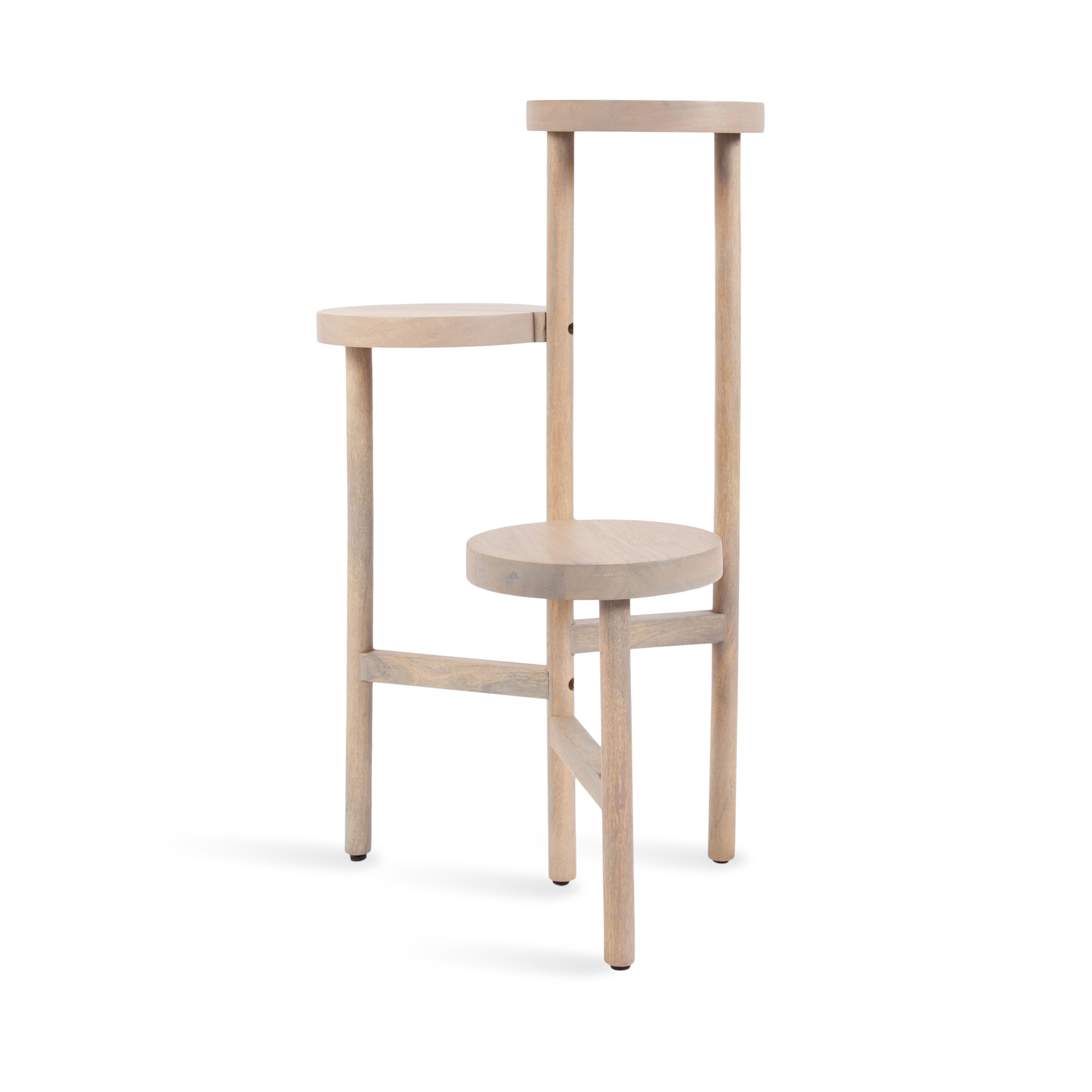 Plant Stand Whitewash 16x16x35 5