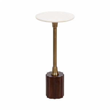 Drink Table Dark Brown Gold 10x10x22 1