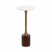 Drink Table Dark Brown Gold 10x10x22 1