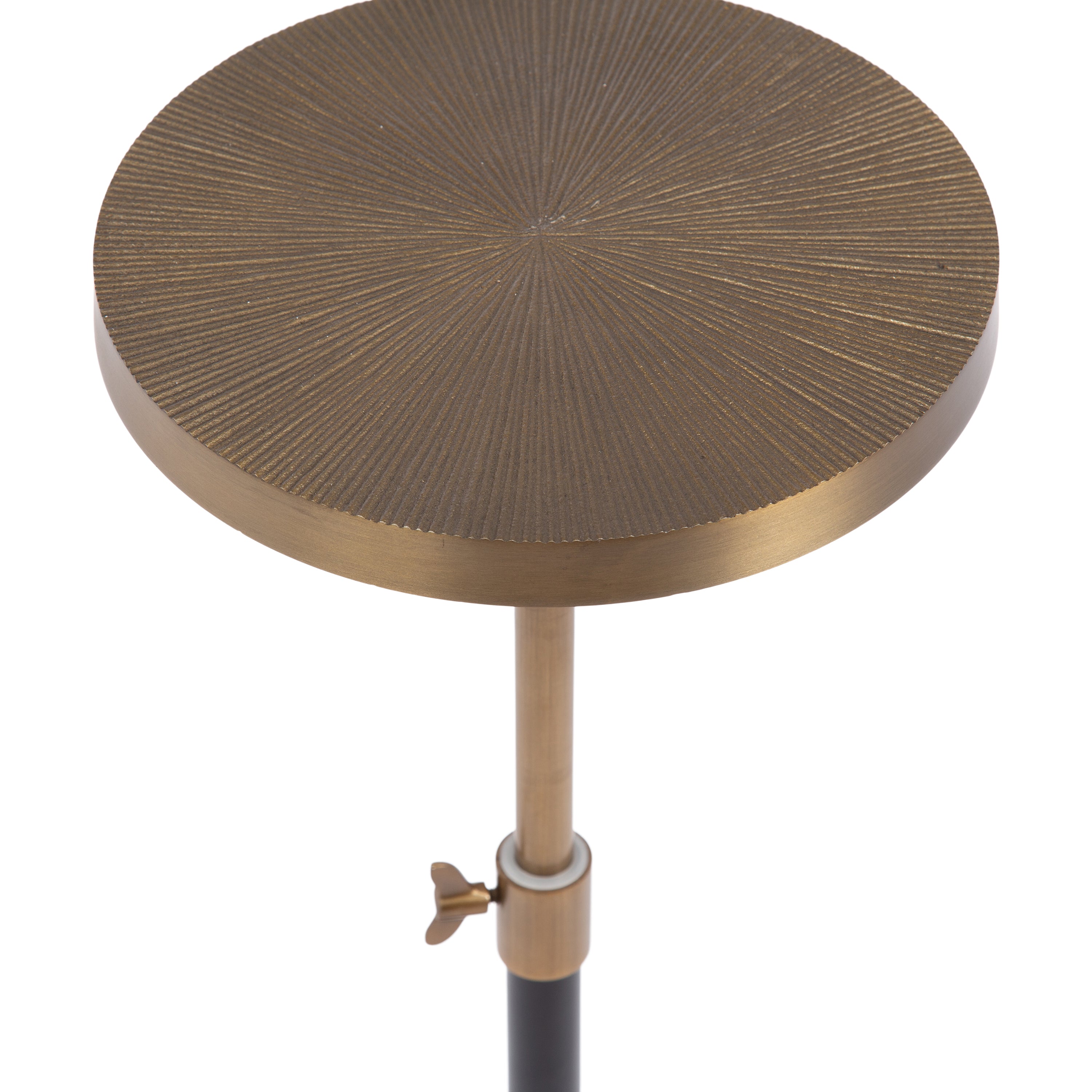 Drink Table Gold Black 10x10x30 3