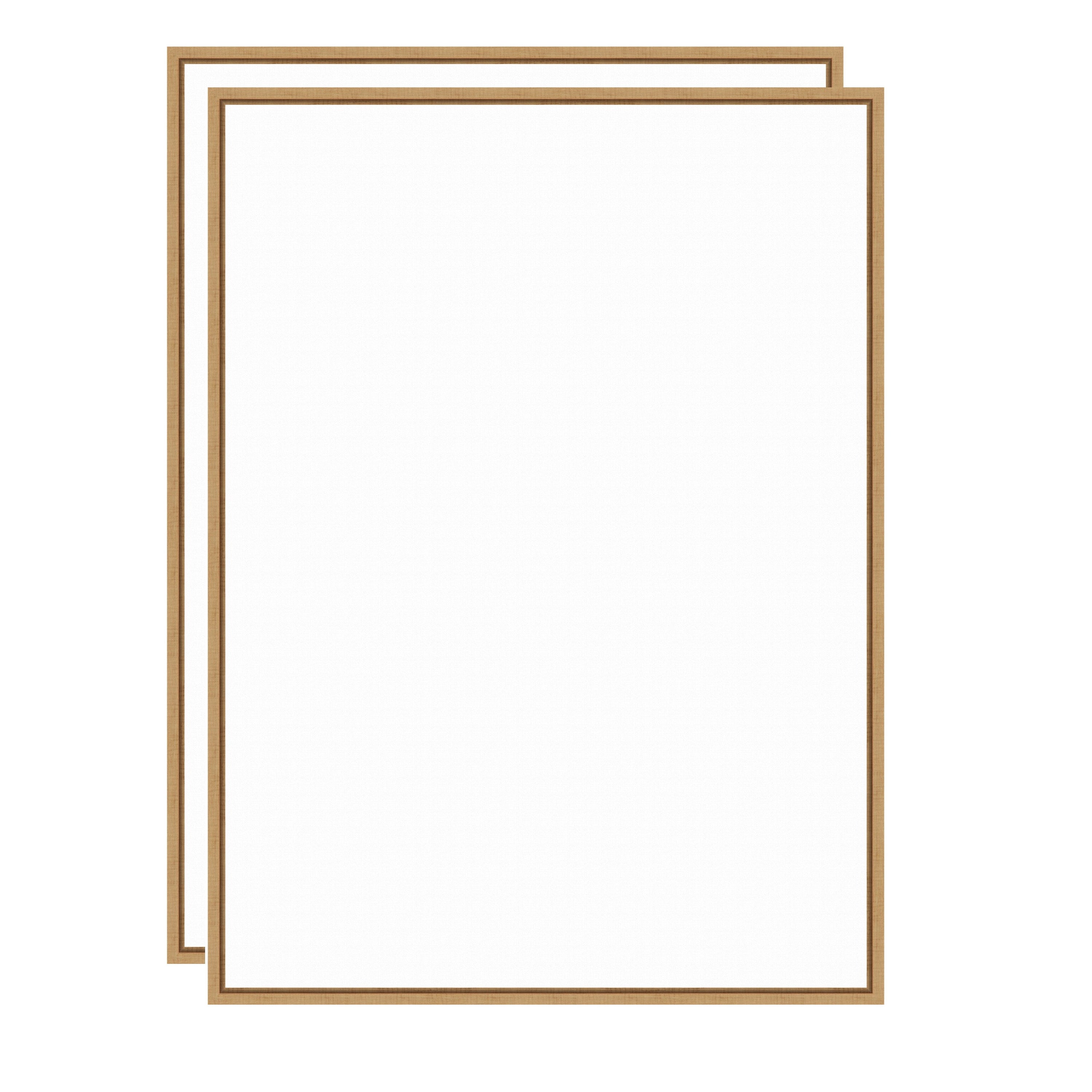 Art Set 2 Piece Set 28x38 Sylvie Natural 1