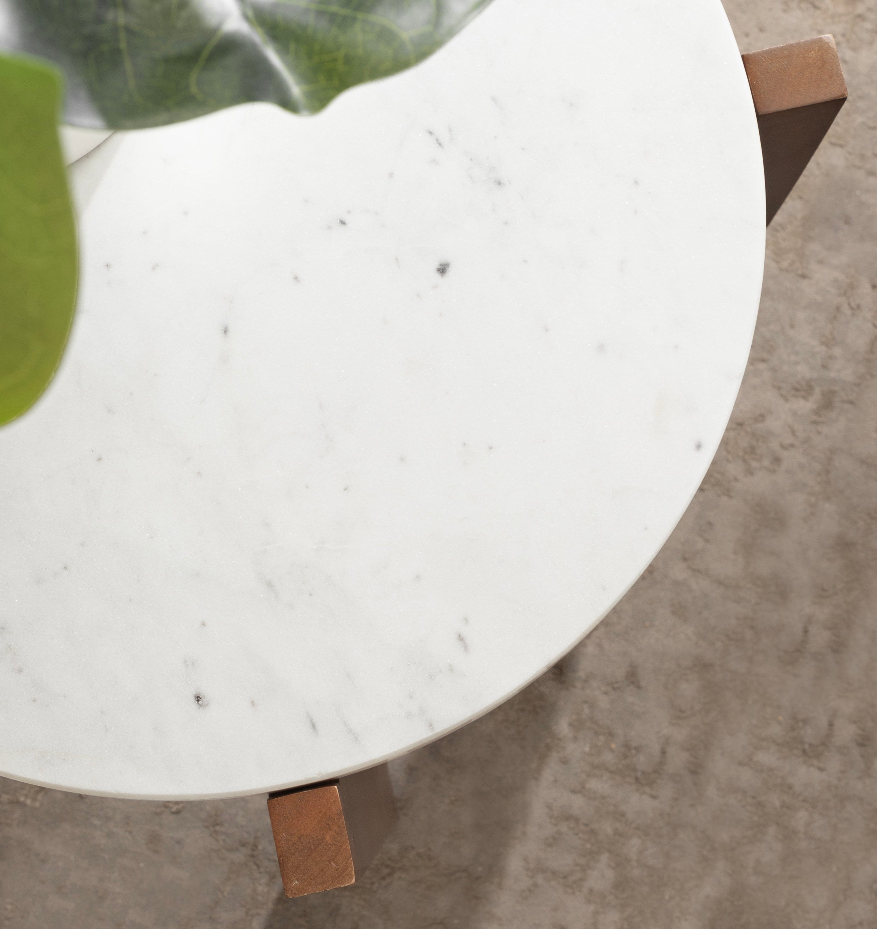 Icelyn Marble Side Table