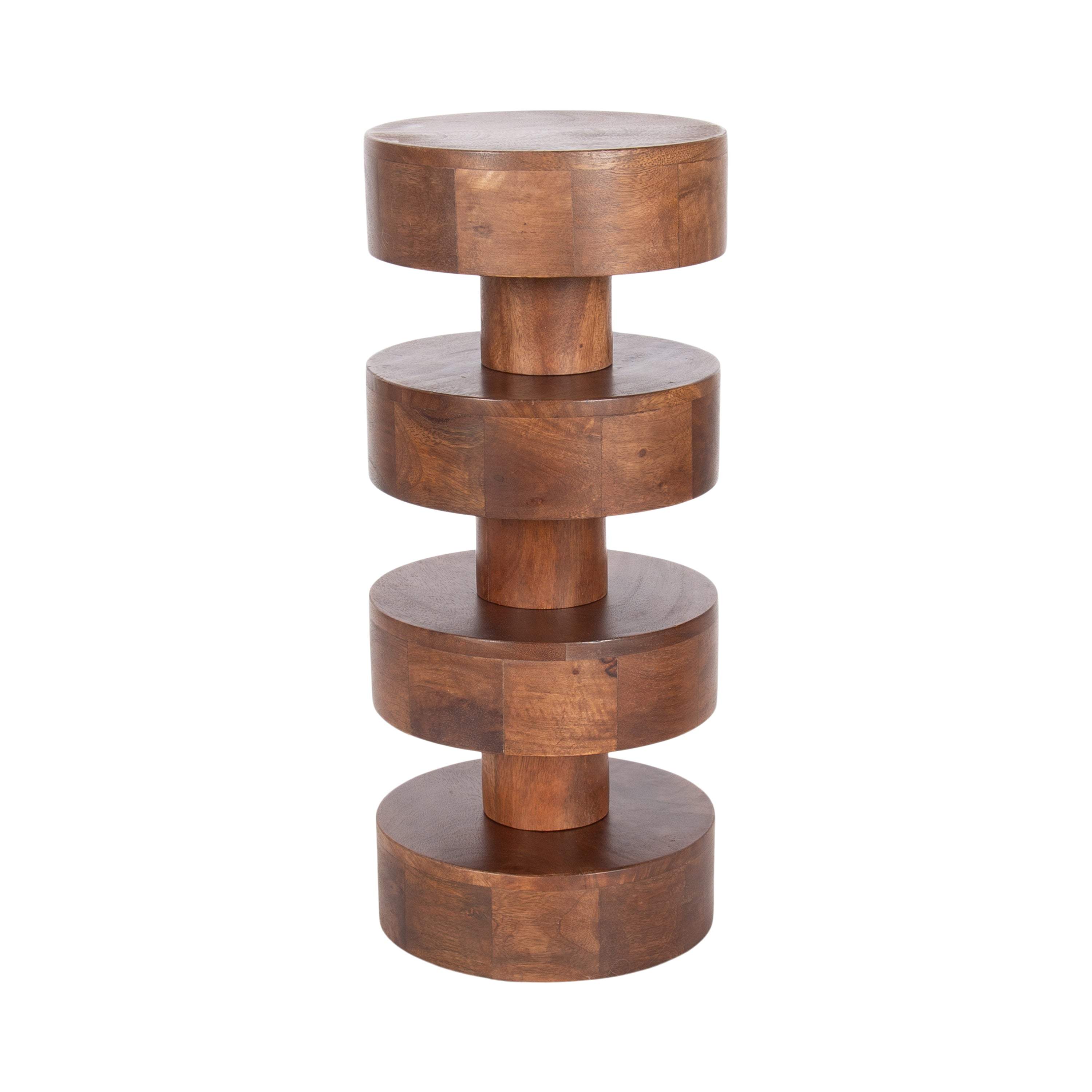 Drink Table Walnut Brown 9x9x20 1