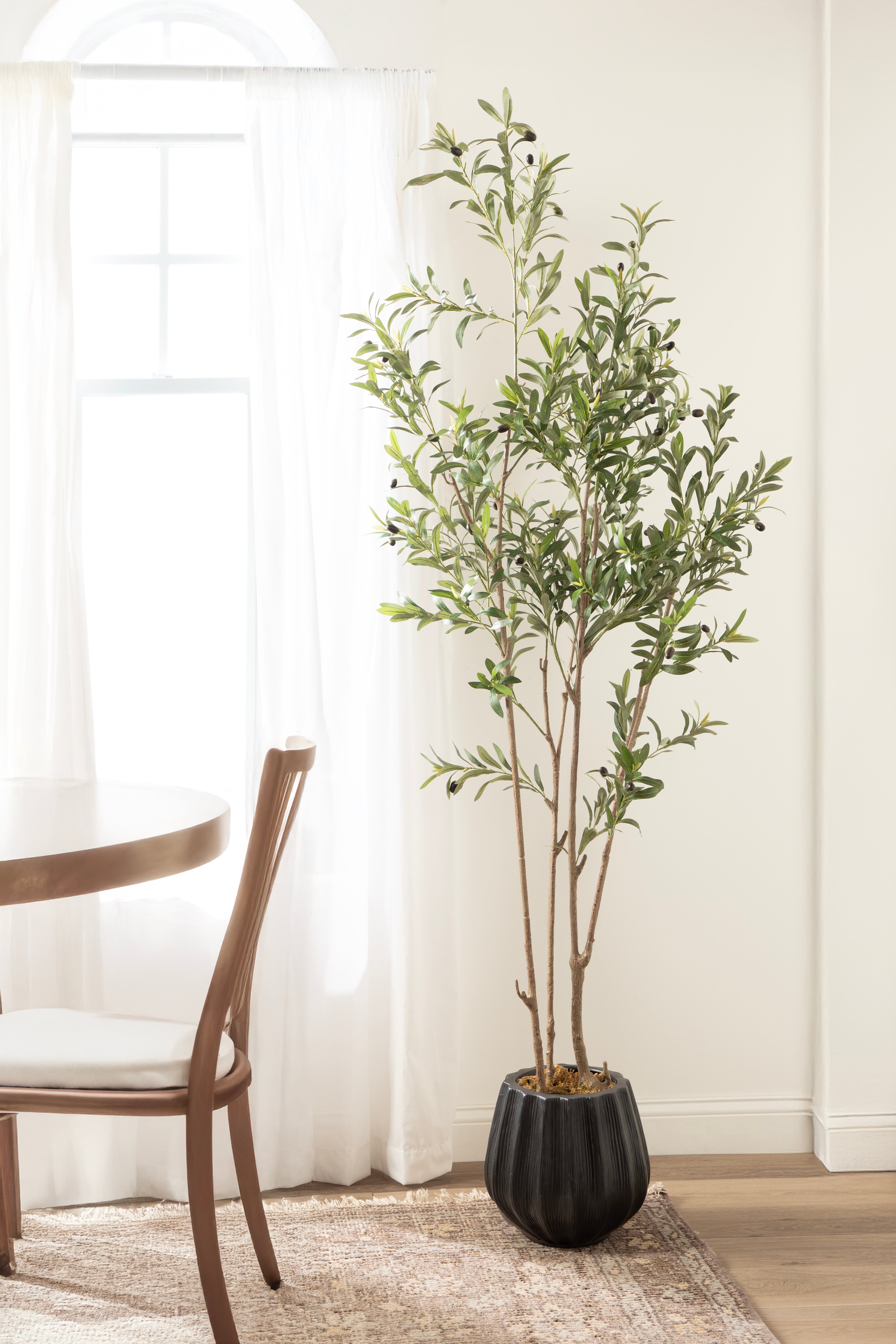 Faux Tree 7' Black 7
