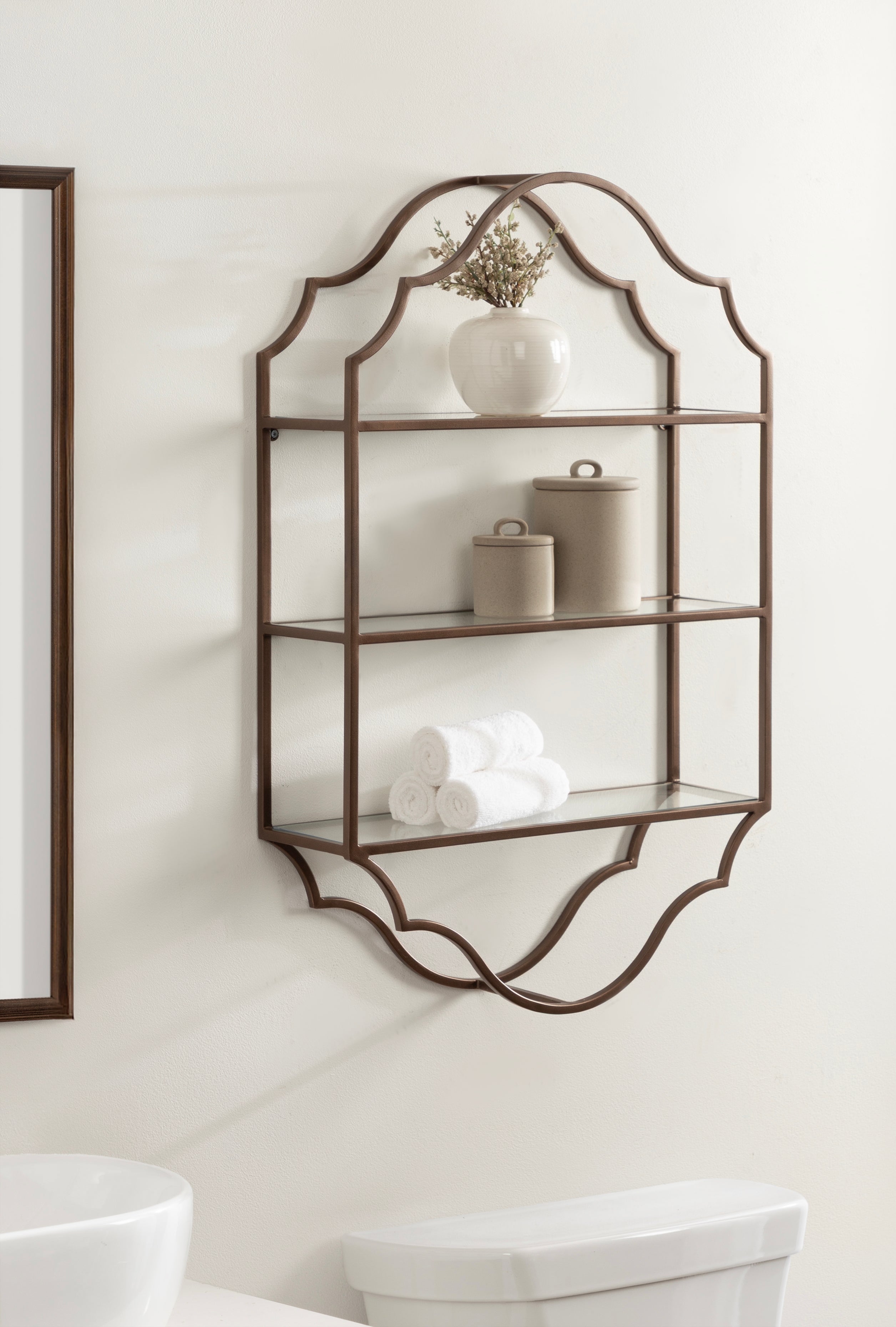 Accent Shelf Bronze 20x6x32 6