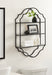 Accent Shelf Black 20x6x32 6