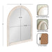 Arch Mirror 28x32
 White 2