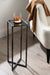 Side Table Black Pewter 7x7x21 5