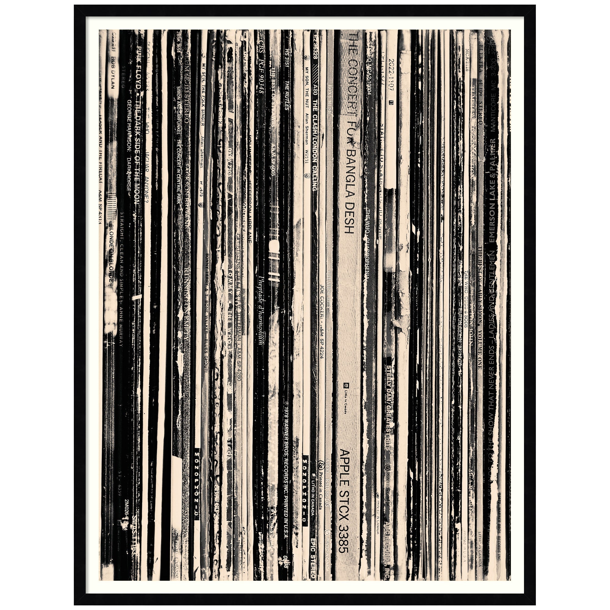 Framed Art Svelte Noir Black 32x41 1