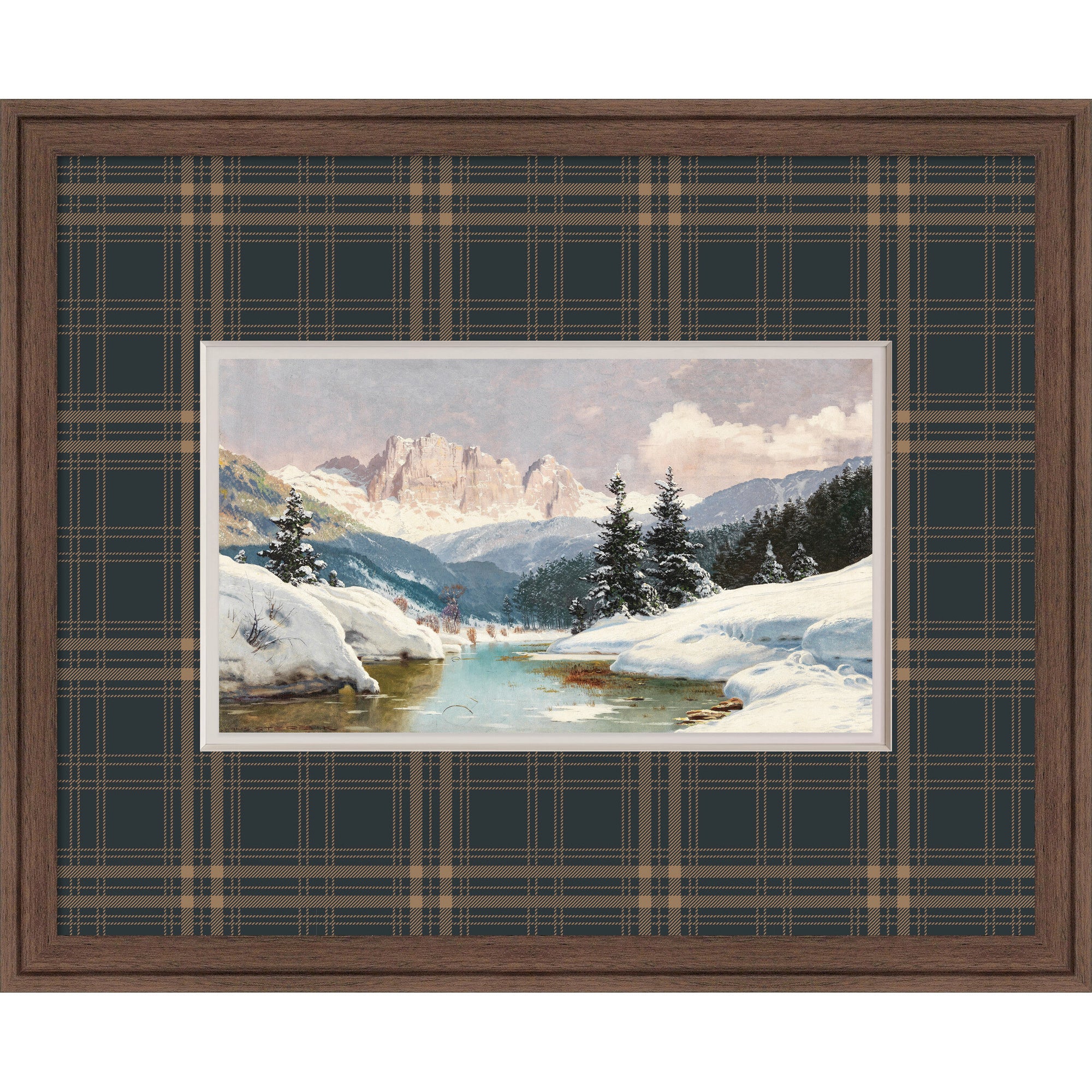 Framed Art Florence Medium Brown 22x18 1
