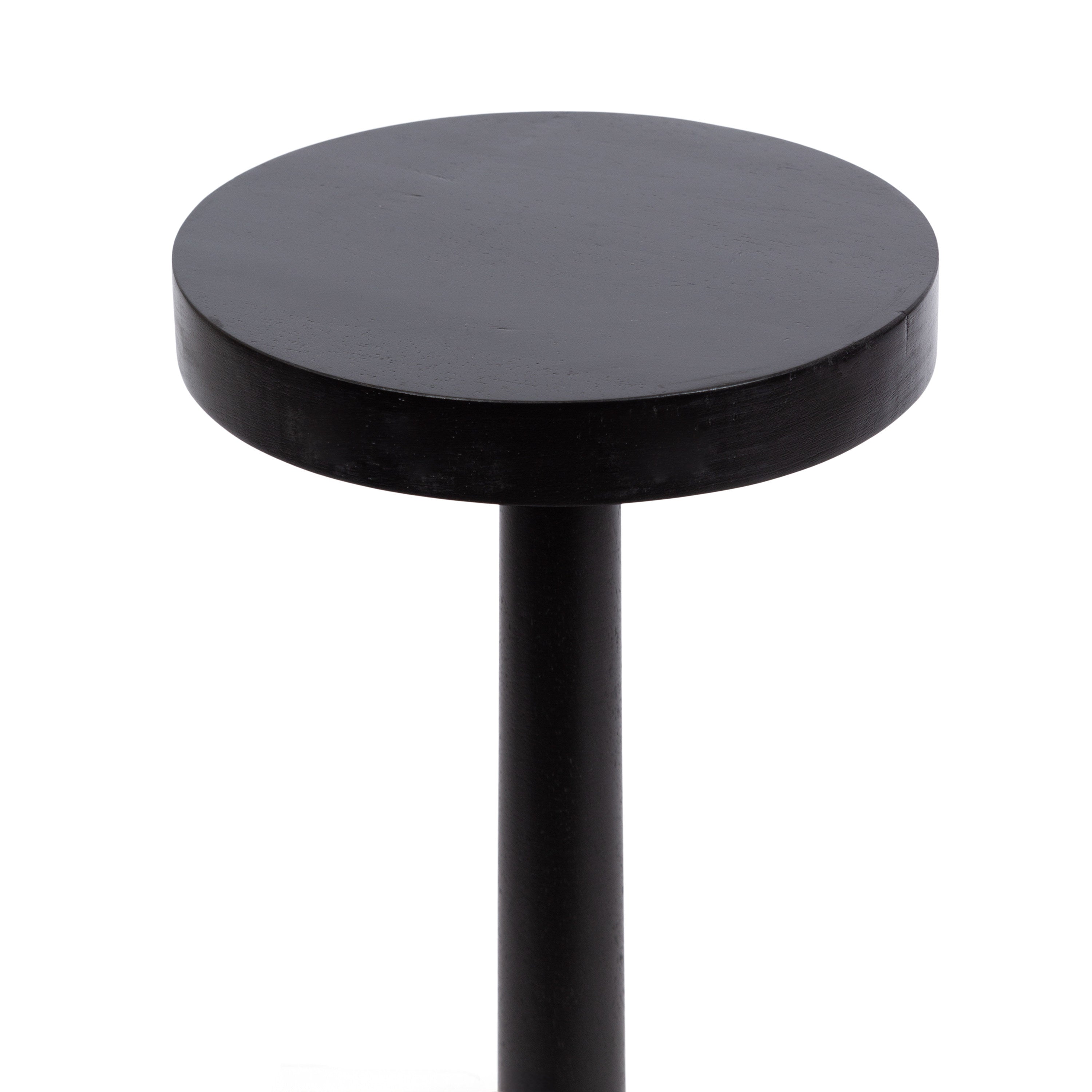 Side Table Black 8x8x23 3