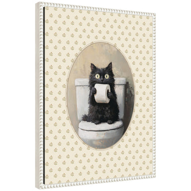 Framed Canvas 18x24 Sylvie Beaded White 1