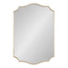 Scallop Mirror Gold 24x36 5