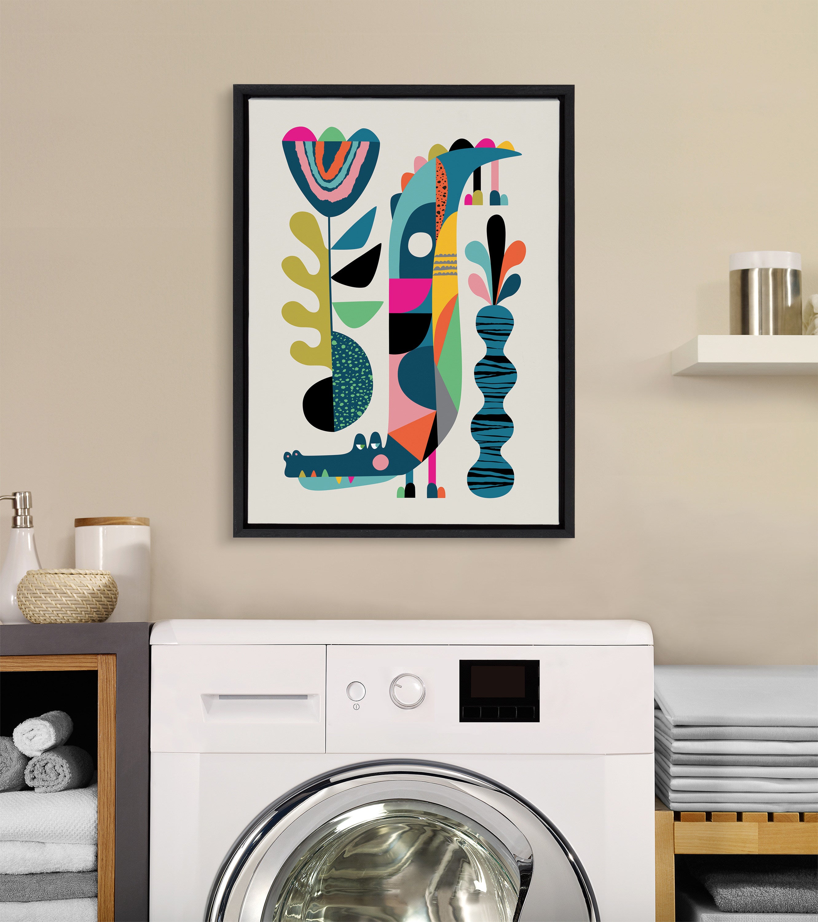 Framed Canvas Sylvie Black 18x24 7