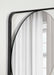Square Mirror Black 24x24 7
