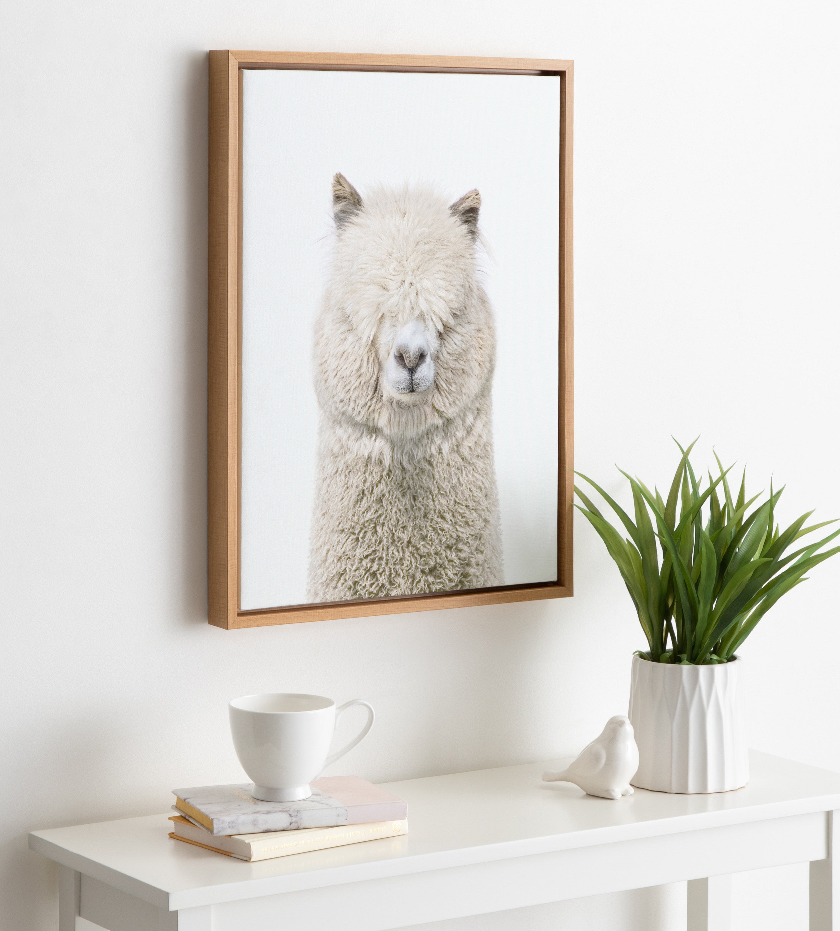Framed Canvas Sylvie Natural 18x24 5