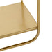 Accent Shelf Gold 2 Piece 5