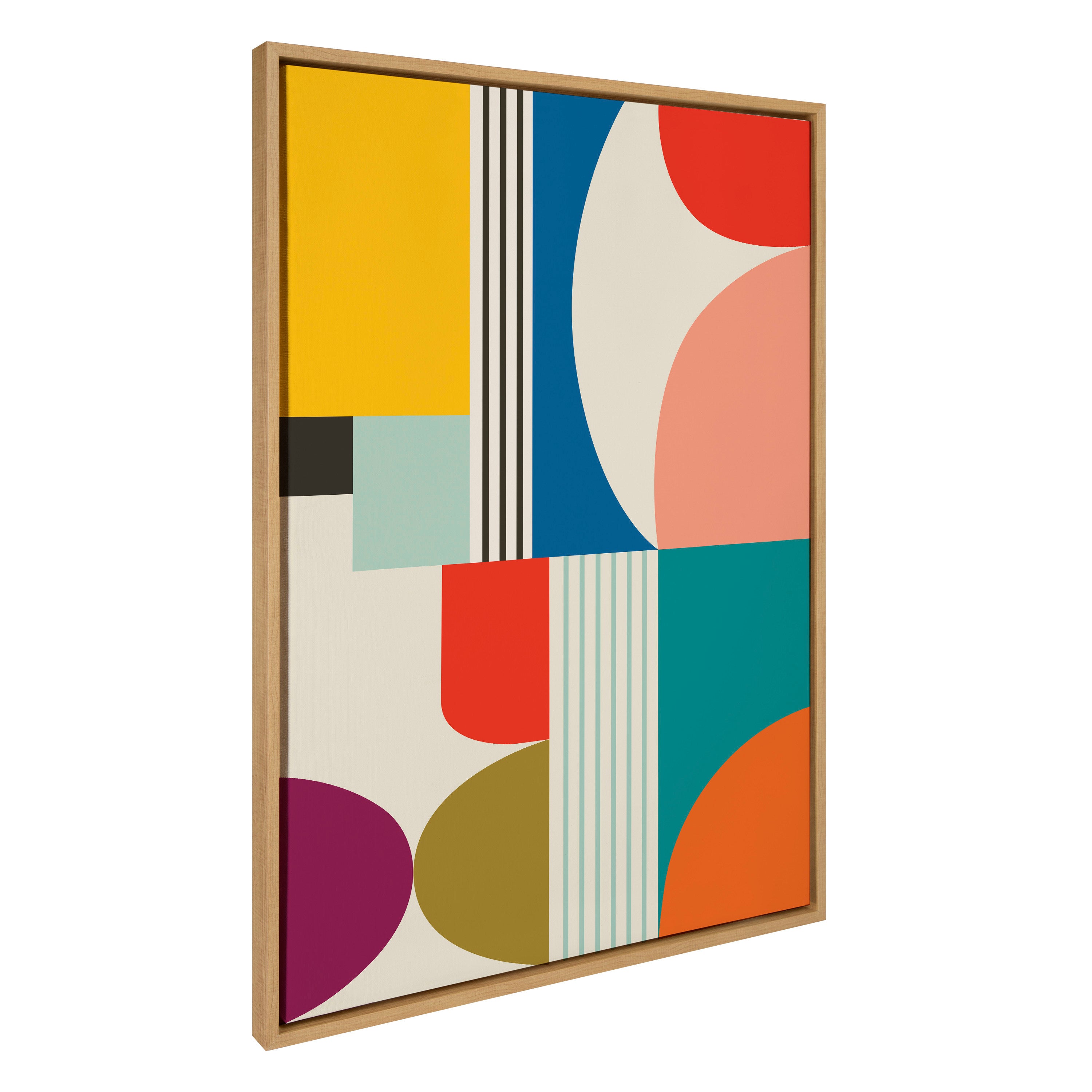 Framed Canvas Sylvie Natural 28x38 2