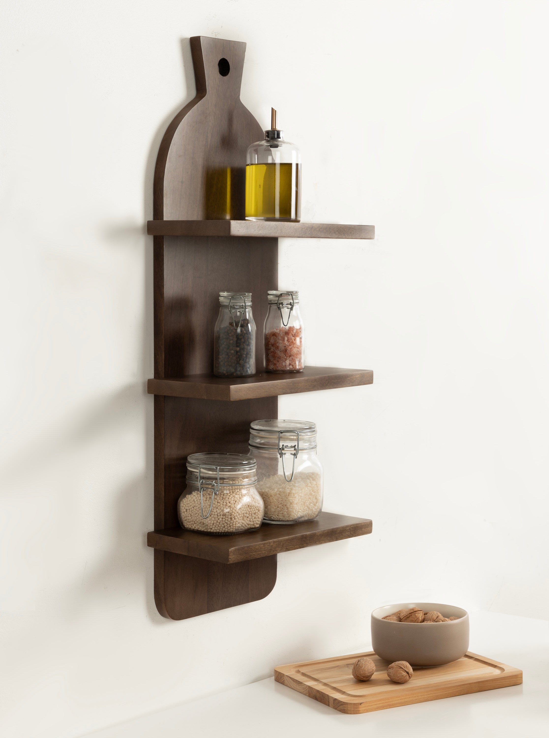 Braxton 3-Tier Wood Shelf