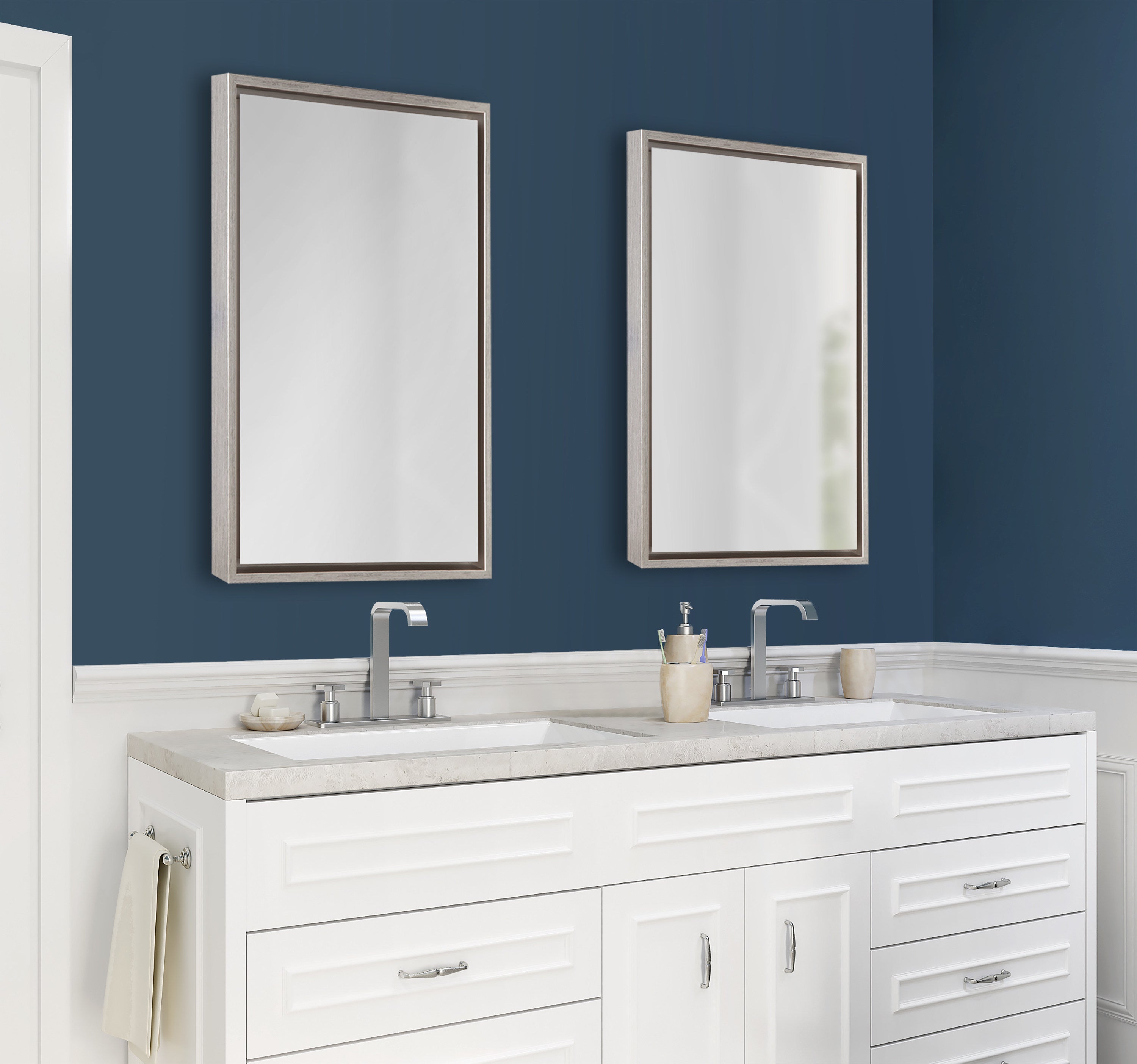Rectangle Mirror Silver 18x24 6