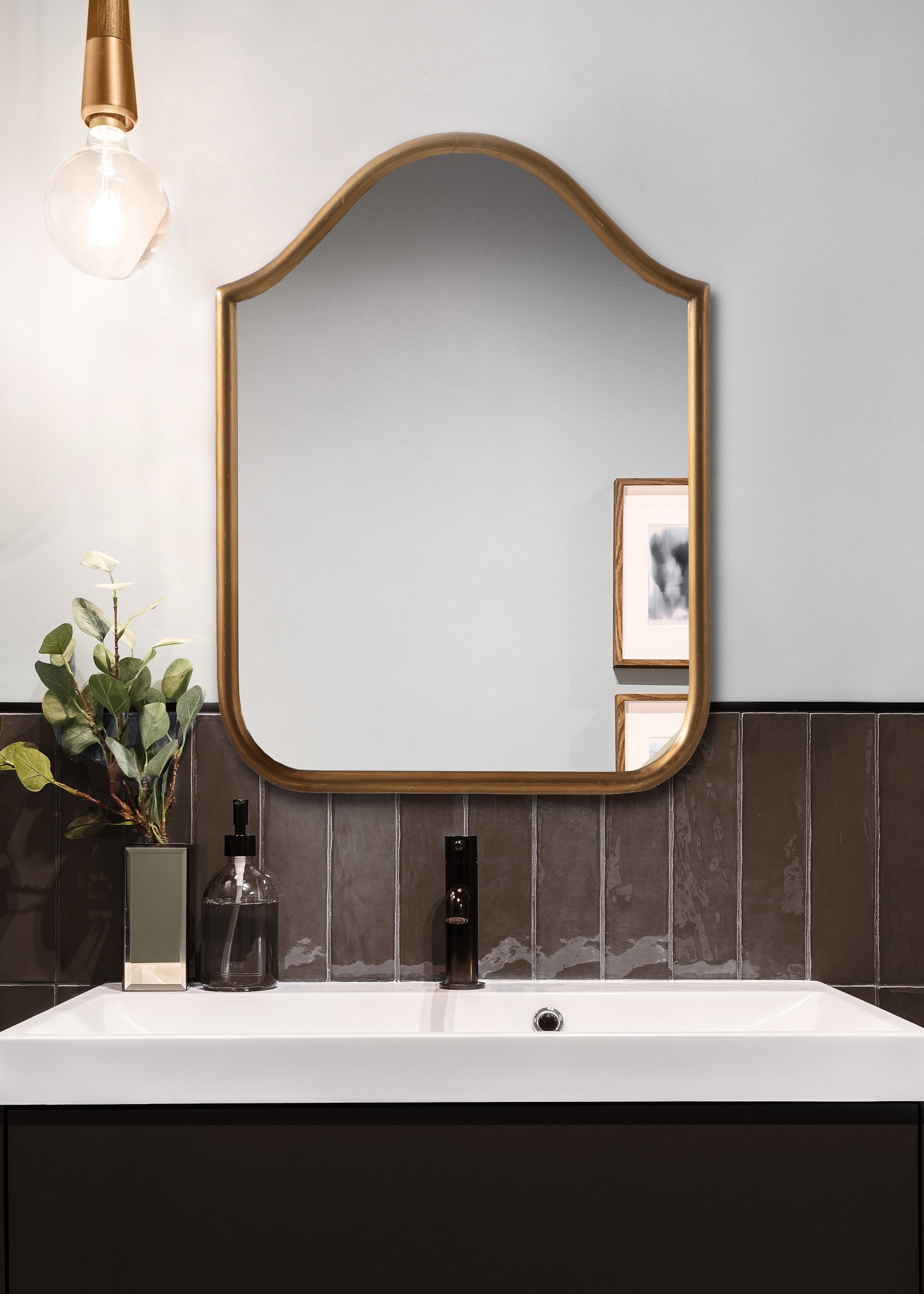 Arch Mirror 18x24 Gold 7