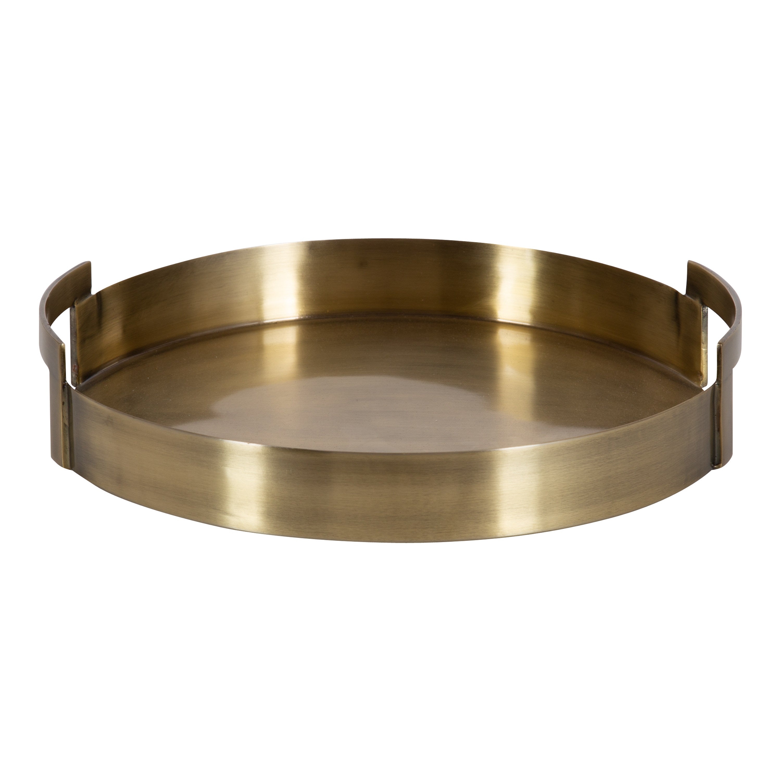 Single Tray Gold 15" Diameter 5