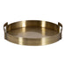 Single Tray Gold 15" Diameter 5