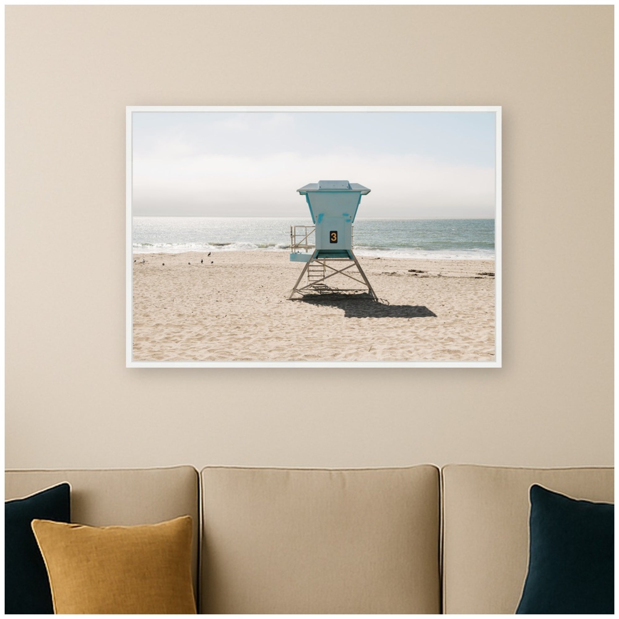 Framed Canvas 33x23 Sylvie White 6