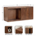 Cabinet Walnut Brown 30x10x14 2
