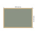 Pinboard Florence Gold 38x26 2
